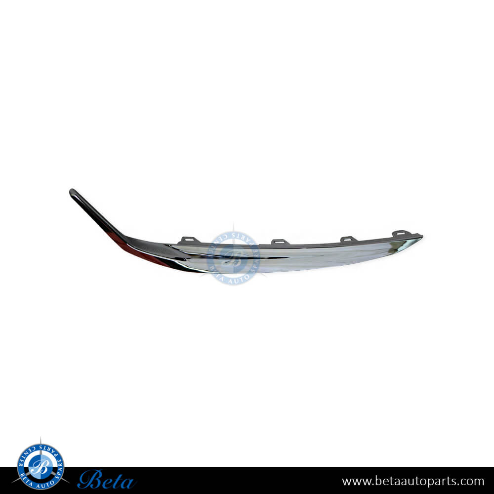 Left Side Front bumper Lower Chrome Moulding - Luxury for BMW 7 Series G11 / G12 LCI 2020-Up models, Part Number 51117475195 Left Side Front bumper Lower Chrome Moulding - Luxury for BMW 7 Series G11 / G12 LCI 2020-Up models, Part Number 51117475195